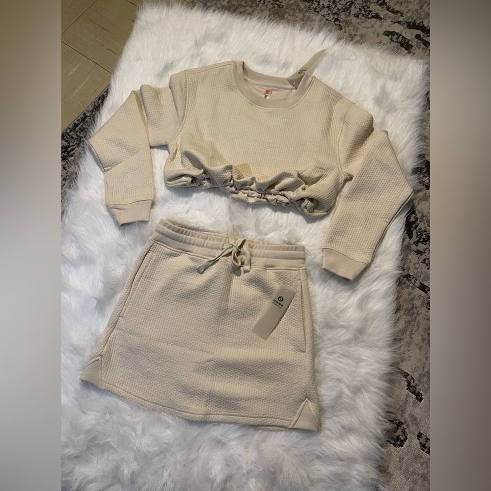 Quilted long sleeve bubble Top
